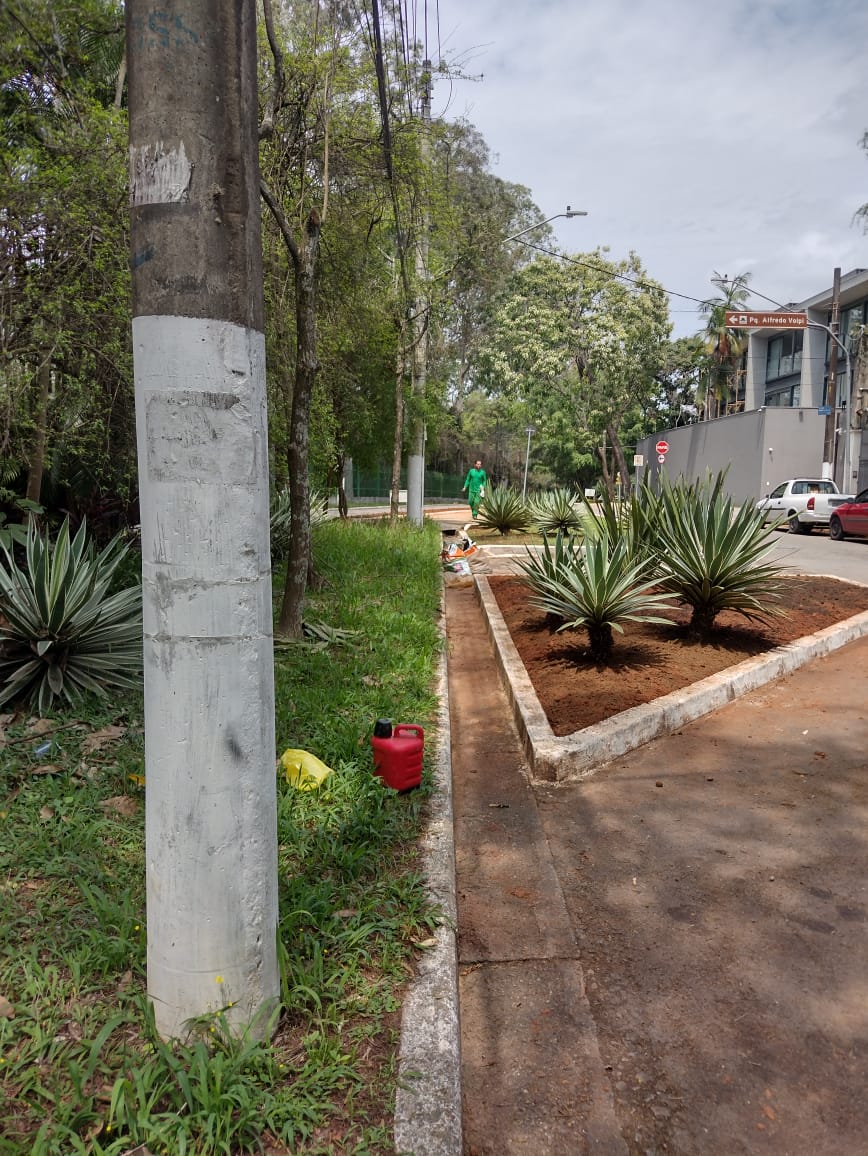 Praças e espaços verdes adotados pela SACJ nos Bolsões 5 e 6 da Cidade Jardim