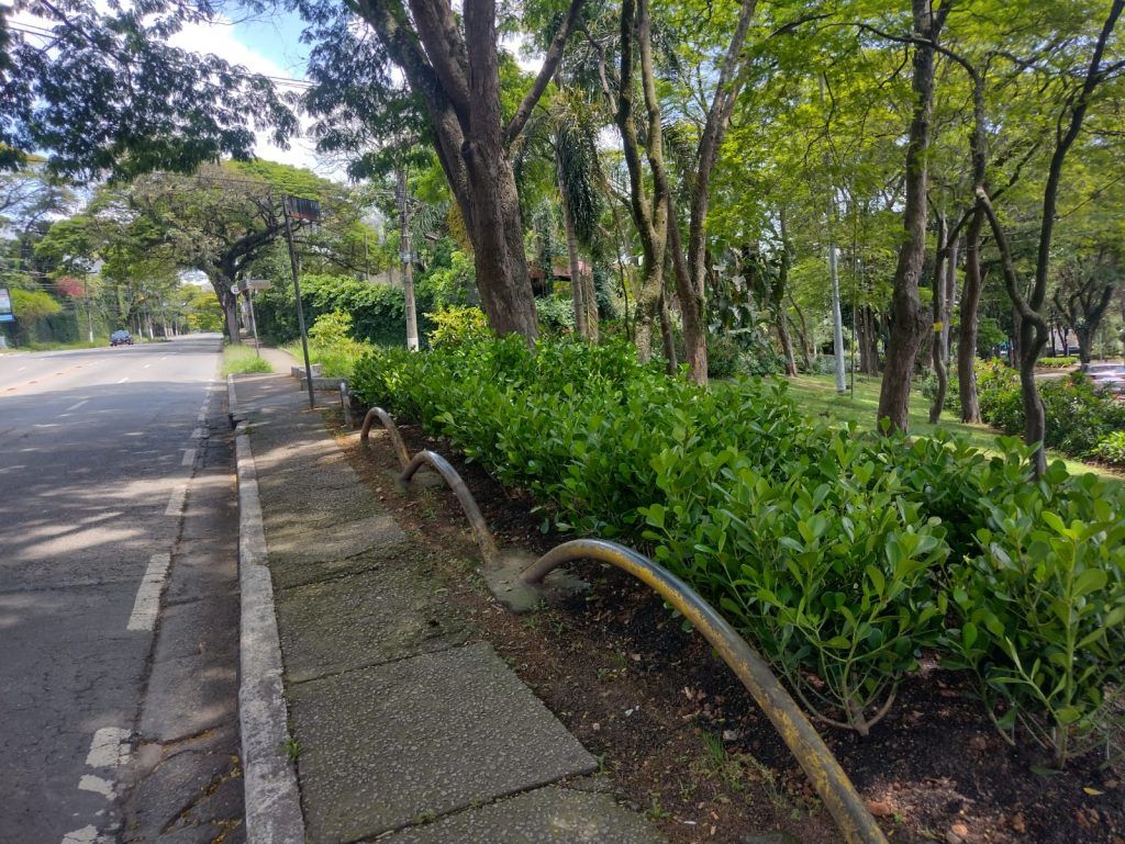 Praças e espaços verdes adotados pela SACJ nos Bolsões 5 e 6 da Cidade Jardim